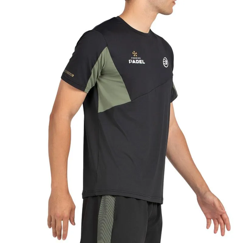 Camiseta Preta Bullpadel Premier Padel Pocate