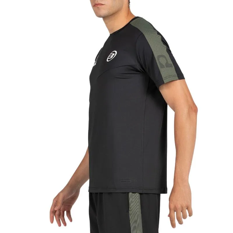 Camiseta Preta Bullpadel Premier Padel Pocate