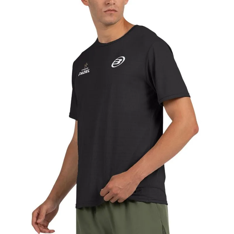 Camiseta Preta Bullpadel Premier Padel Prilep