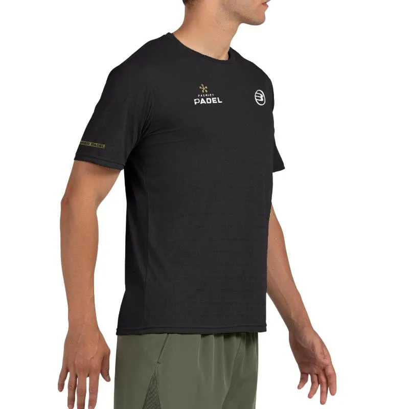 Camiseta Preta Bullpadel Premier Padel Prilep