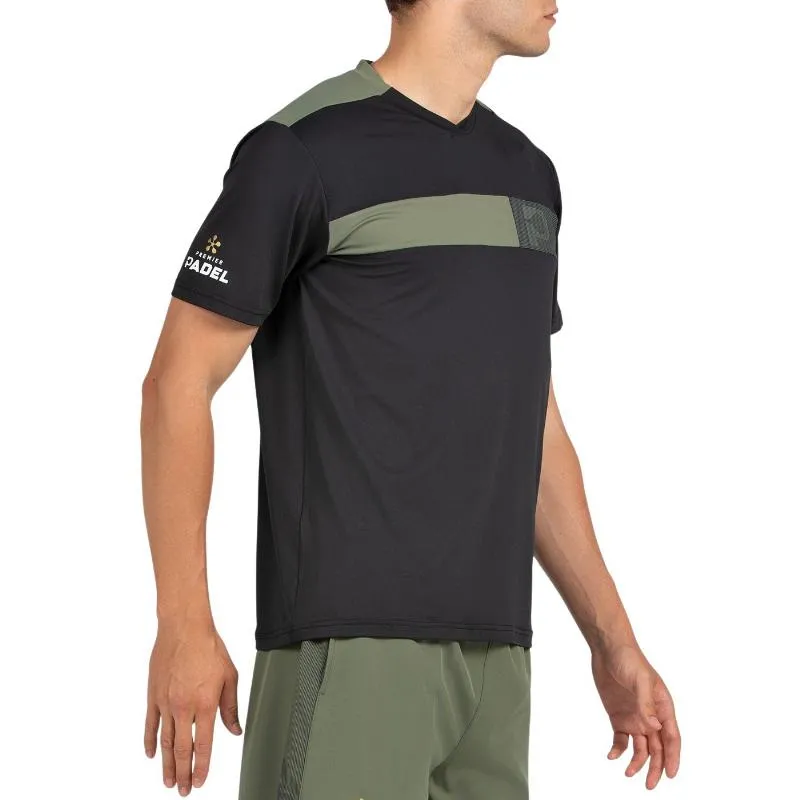 Camiseta Preta Bullpadel Premier Padel Puyo