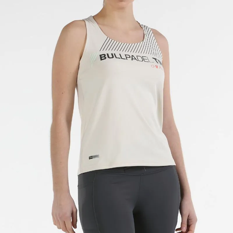 Camiseta Bullpadel Tolva Marfil