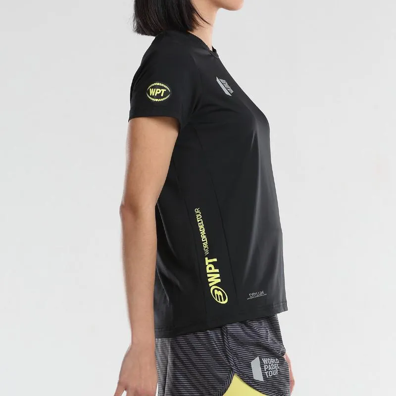 T-shirt Bullpadel WPT Llama Preto
