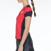 Bullpadel WPT Camiseta Rollaz Carmesi Fluor