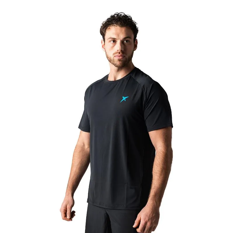 Camiseta Drop Shot Lucas Campagnolo Performance Negro