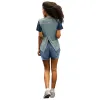 Maglietta femminile Drypadel blu Drybreak