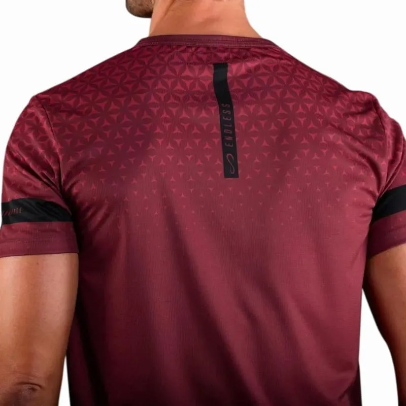 Camiseta Endless Ace Geo Wine