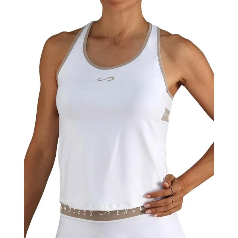 Camiseta branca Endless Allure Delave