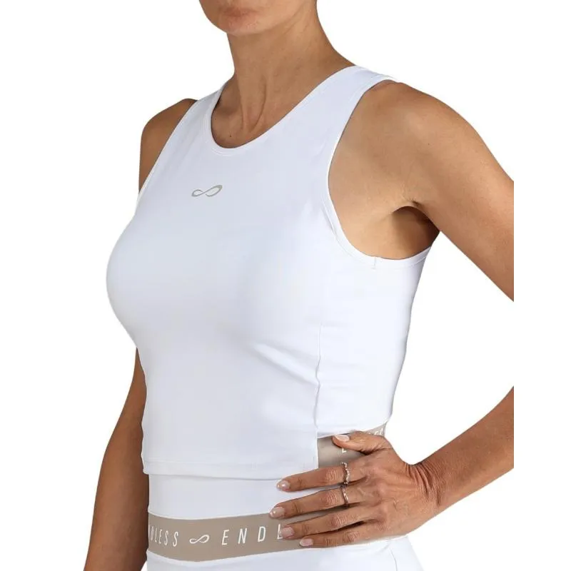 Camiseta branca Endless Chill II Delave