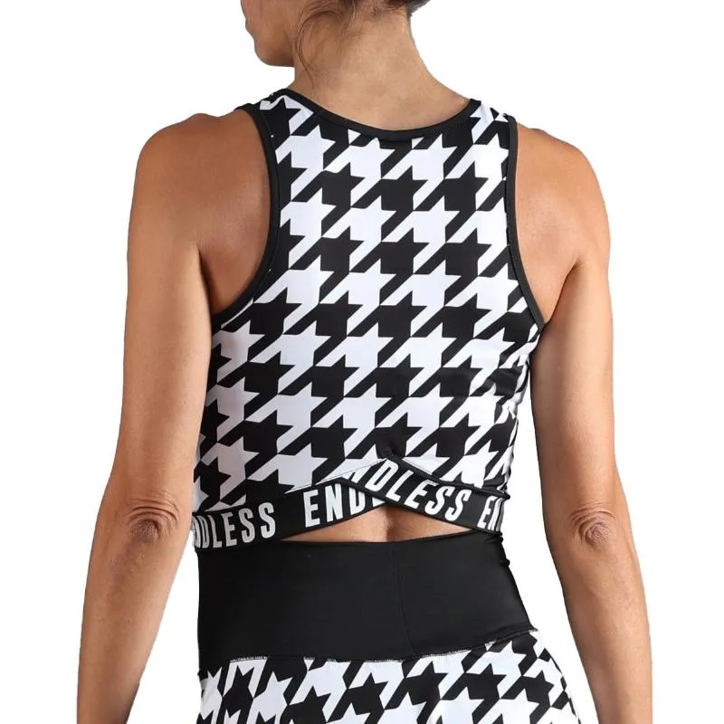 Camiseta Endless Chill Black Houndstooth