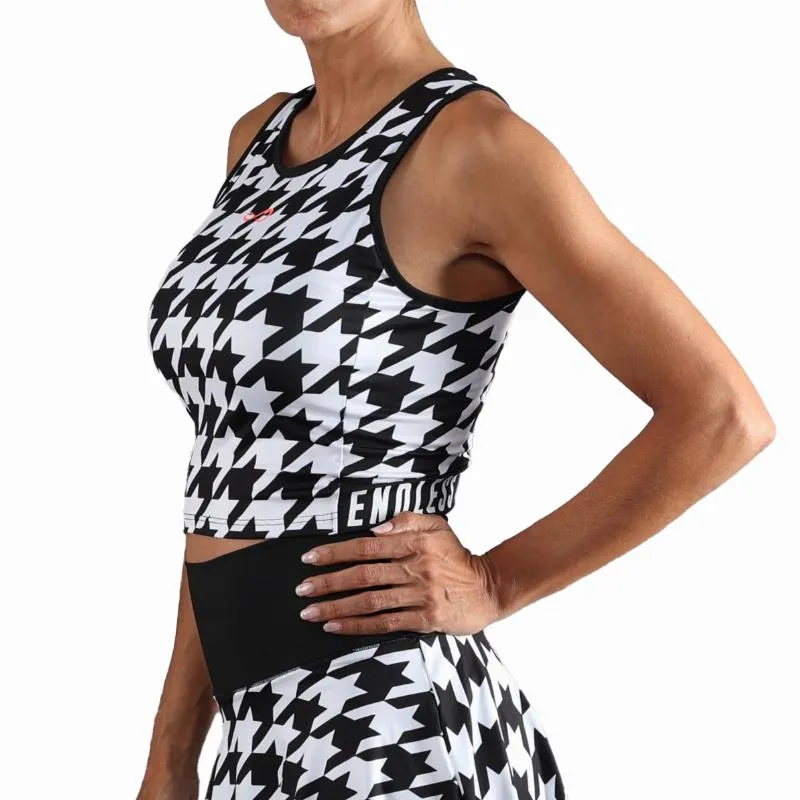 Camiseta Endless Chill Black Houndstooth