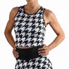 Camiseta Endless Chill Black Houndstooth