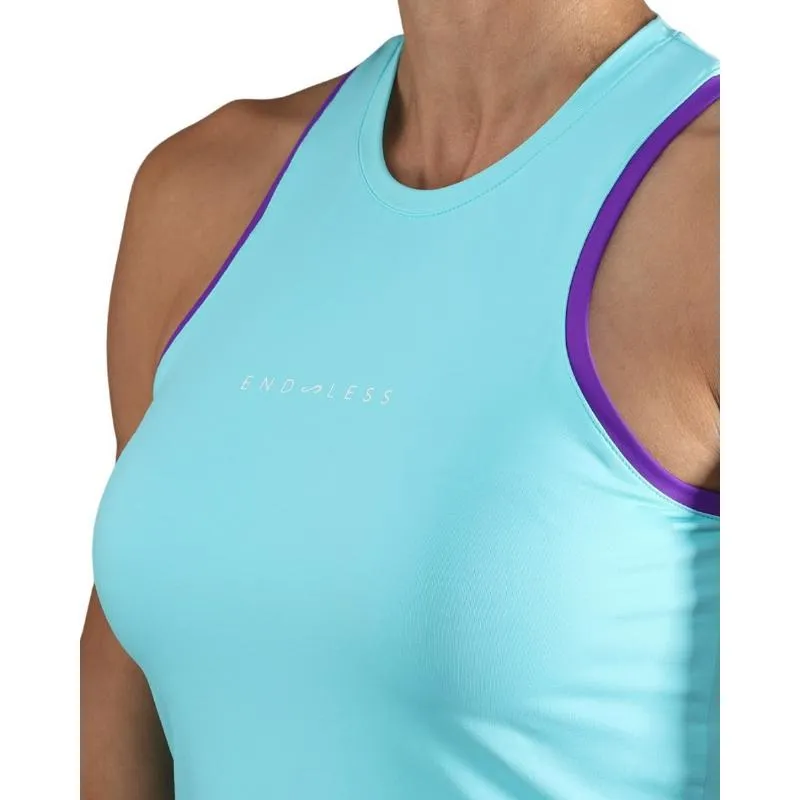 Camiseta Infinita Essencial Aqua Violet