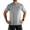 Camiseta cinza hexágono Infinita e Combativa