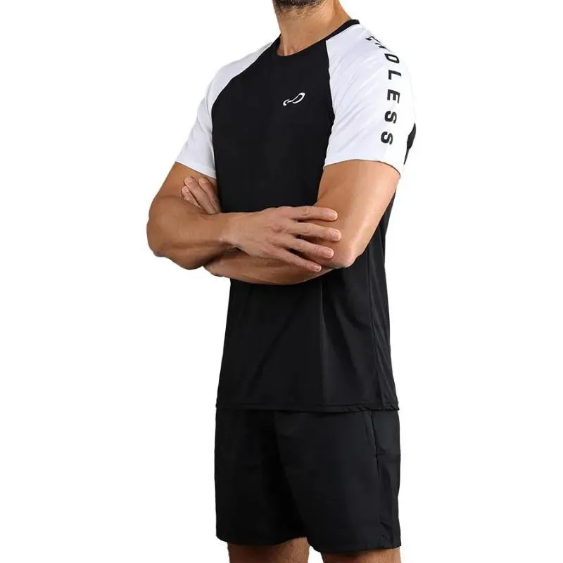 Camiseta Endless Feisty Iconic Negro Blanco