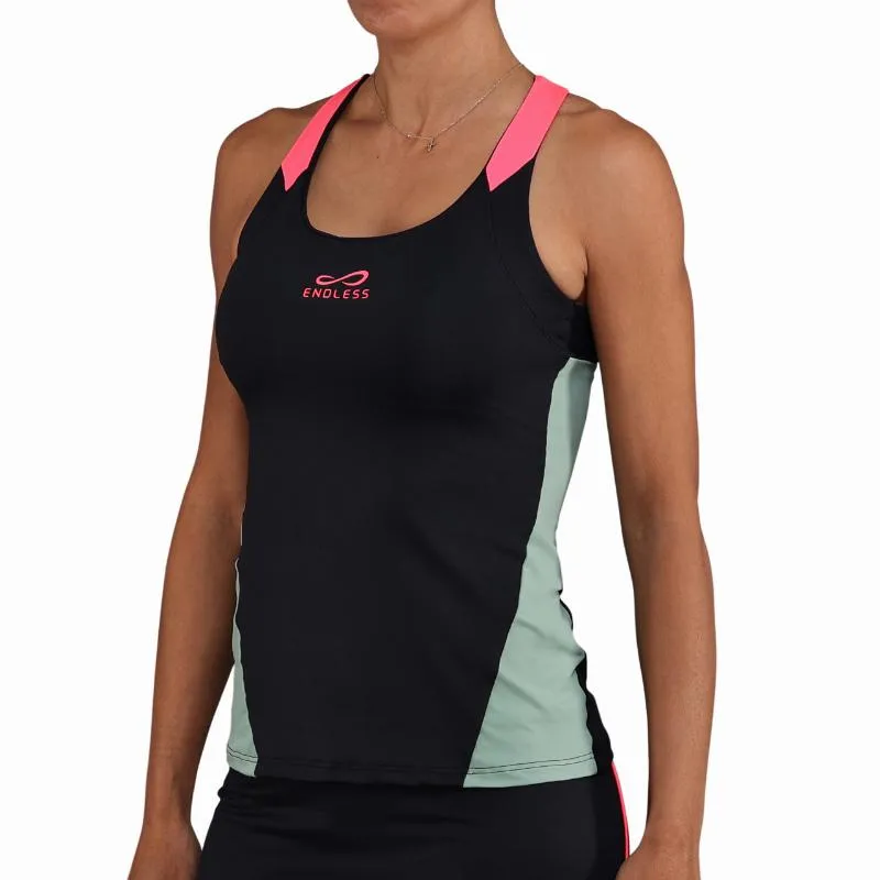 Camiseta Endless Grace Preto Verde Floresta