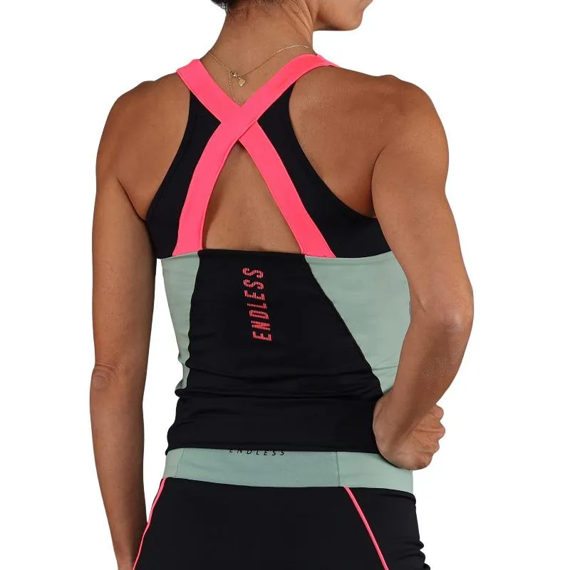 Camiseta Endless Grace Preto Verde Floresta