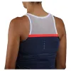Camiseta de renda sem fim Indigo Blue White