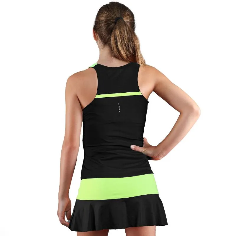 Camiseta Júnior Endless Lace Preto Verde