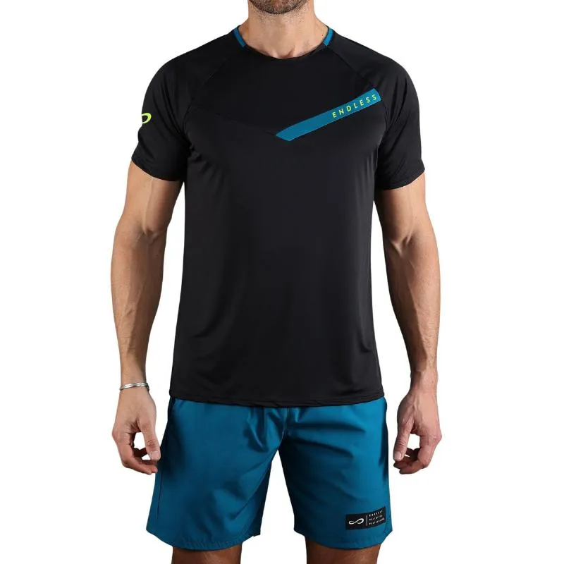 Camiseta Endless Tracer Petróleo Preto