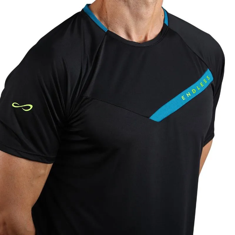 Camiseta Endless Tracer Petróleo Preto