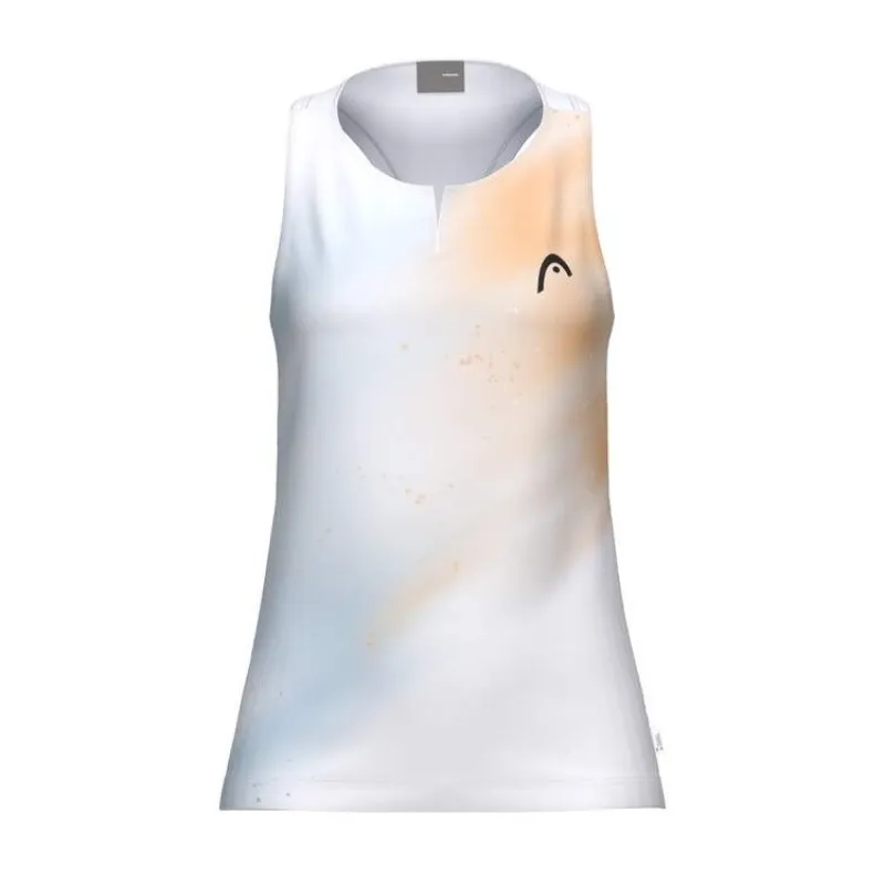 Camiseta Feminina Branca Laranja Head Agility
