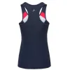 Ava de cabeça sem alças camiseta azul marinho