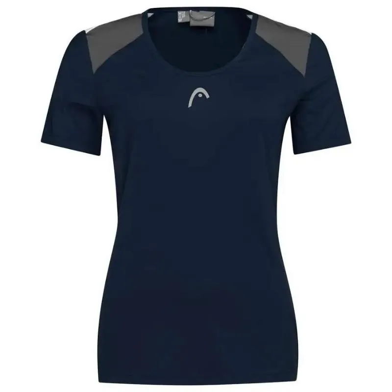 Camiseta Head Club 22 Tech Azul Marinho Feminina