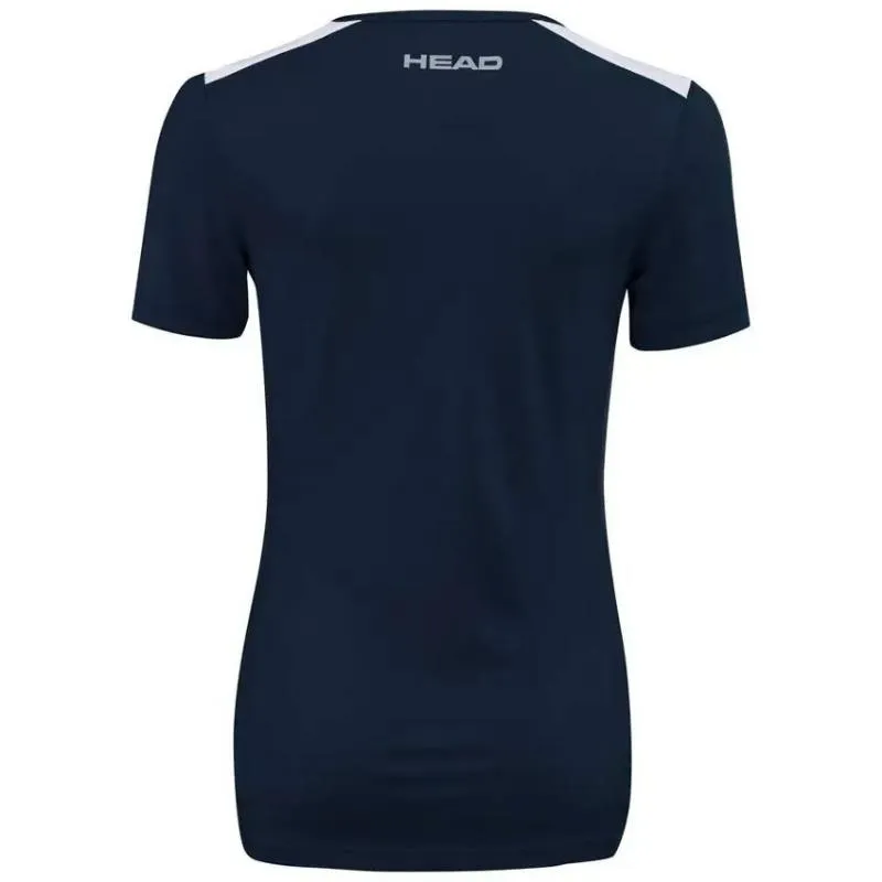 Camiseta Head Club 22 Tech Azul Marinho Feminina