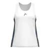 Camiseta Head Club 25 Branca Azul Royal Junior