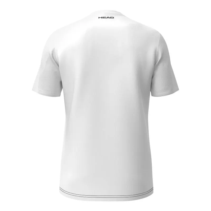 Camiseta Head Club 25 Tech Branca Júnior