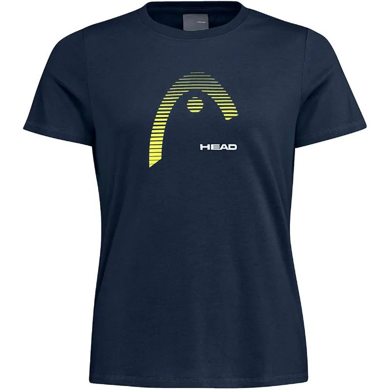 Camiseta Head Club Lara Azul Amarelo Feminino