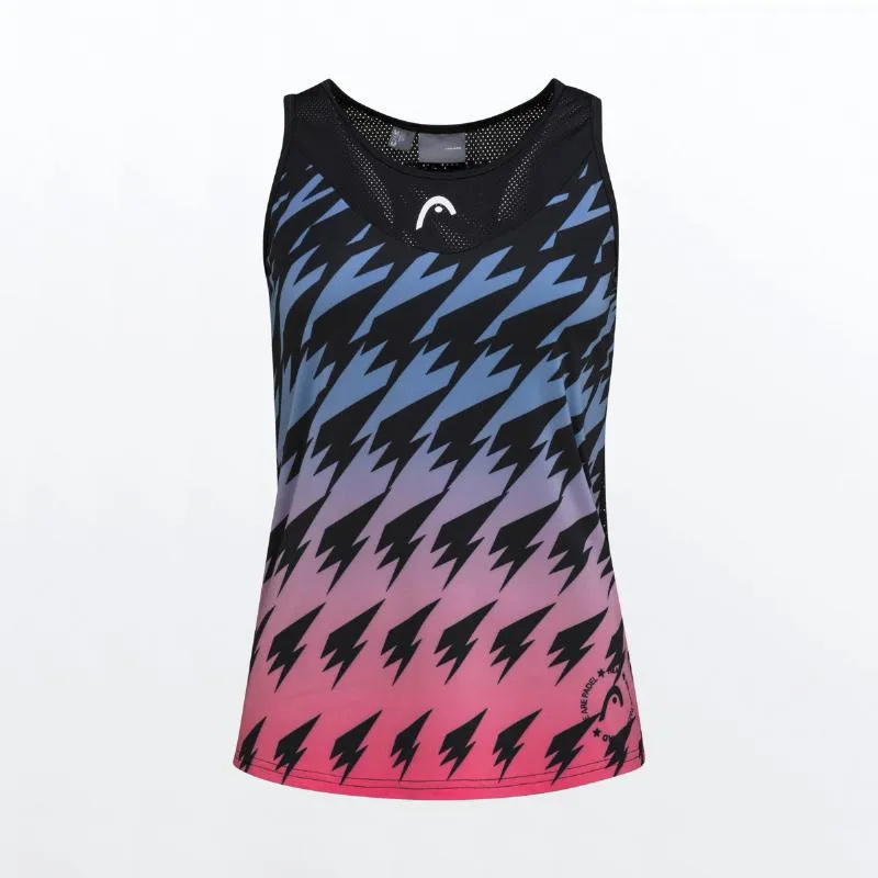 Camiseta Head Game Magenta Imprimir Mujer