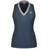 Camiseta Feminina Head Performance Azul Marinho Prata