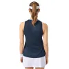 Camiseta Feminina Head Performance Azul Marinho Prata