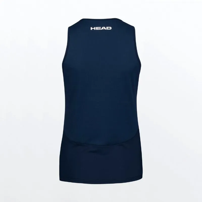 Head Performance Camiseta Azul Escuro Mulheres