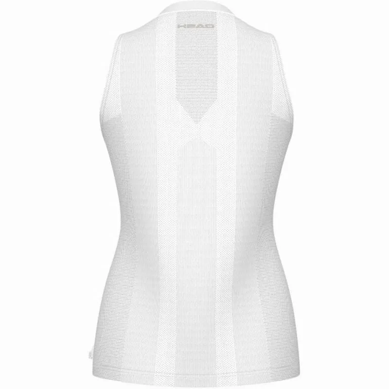 Camiseta Feminina Head Performance White Silver