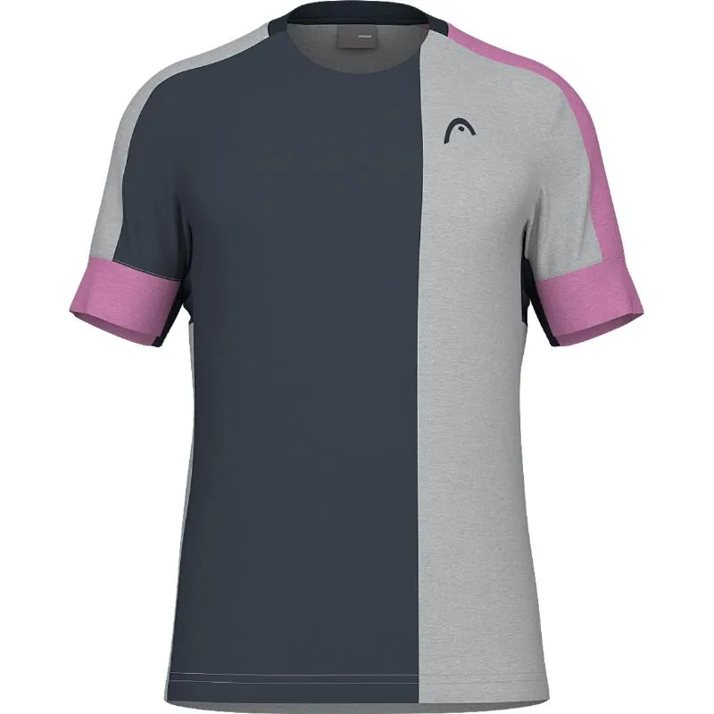 T-Shirt Head Play Tecnologia Rosa Cinzento