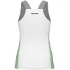 Head Play Tech Verde Branco T-Shirt Feminina
