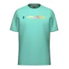 Camiseta Turquesa Arco-Íris na Cabeça