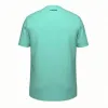 Camiseta Turquesa Arco-Íris na Cabeça