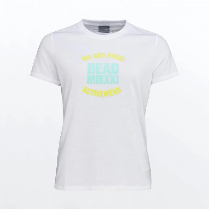 Camiseta de salto de cabeca branca feminina