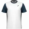 T-shirt Head Slice Branco Azul Marinho
