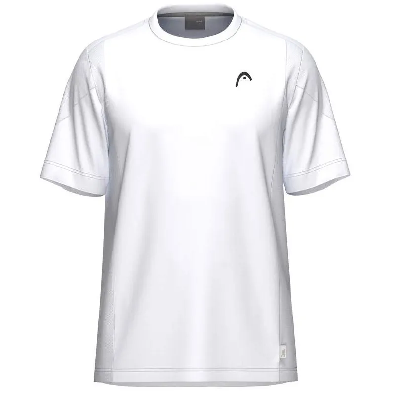 Camiseta Corte de Cabeça Branca Preta