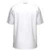 Camiseta Corte de Cabeça Branca Preta