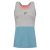 Head Tech Top Cinza T-Shirt Azul Eletrico Mulheres