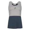 Head Tech Top Marinha cinza camiseta mulheres