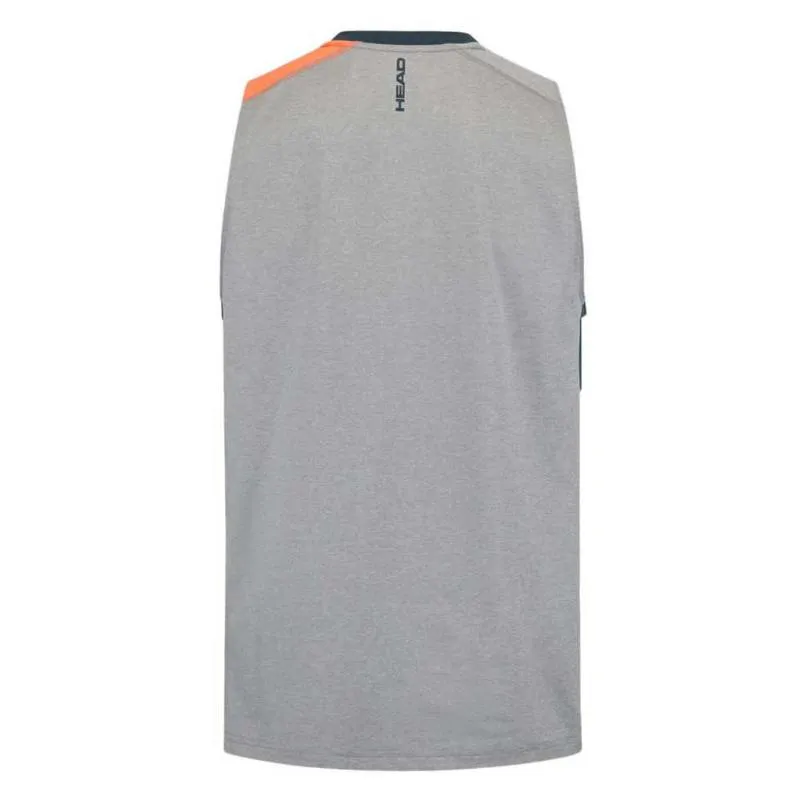 T-shirt Cinza Laranja Head Top