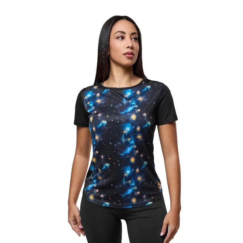 Camiseta JHayber Universe Azul Marinho para Mulheres
