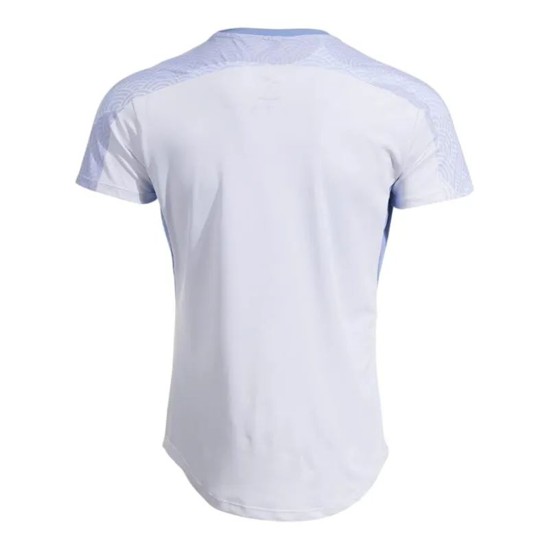 T-shirt Joma Challenge Bleu Blanc Pâle